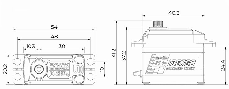 SAV-SC1267SGB Size
