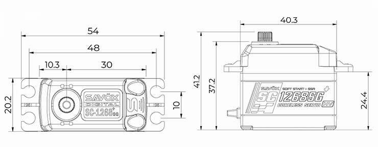 SAV-SC1268SG+ Size