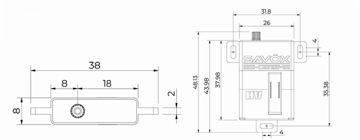 SAV-SG0212MG Size