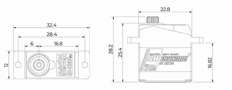 SAV-SH0263MG+ Size