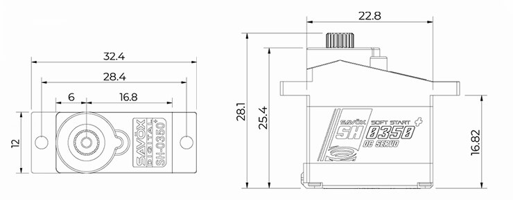 SAV-SH0350+ Size