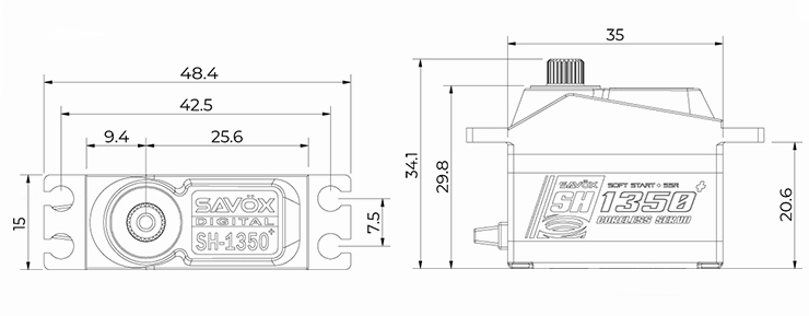 SAV-SH1350+ Size