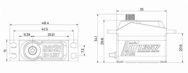 SAV-SH1357 Size