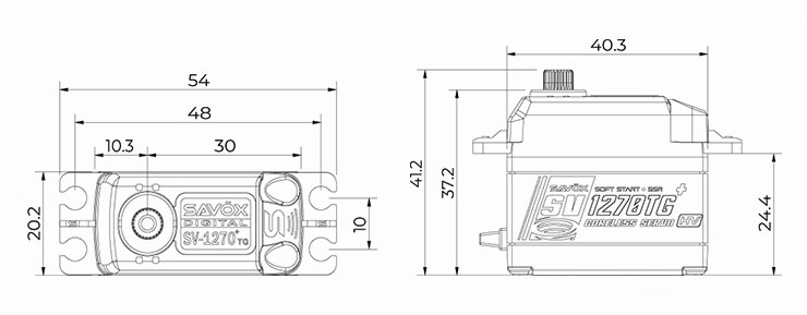 SAV-SV1270TG+ Size