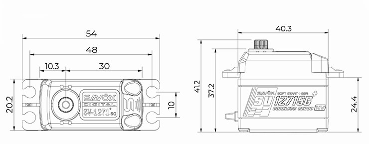 SAV-SV1271SG+ Size