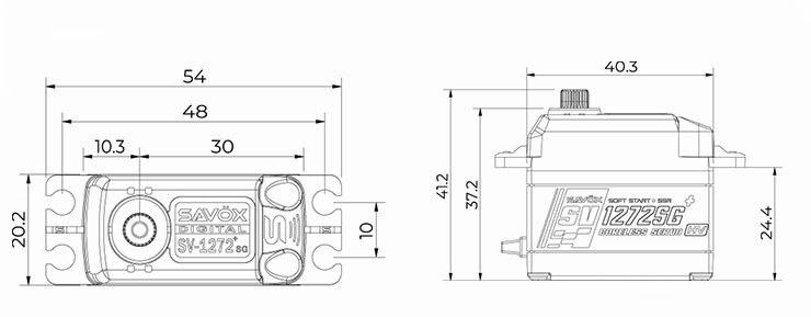 SAV-SV1272SG+ Size