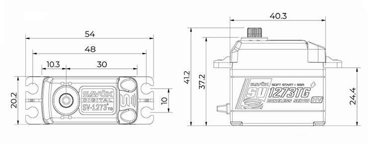 SAV-SV1273TG+ Size