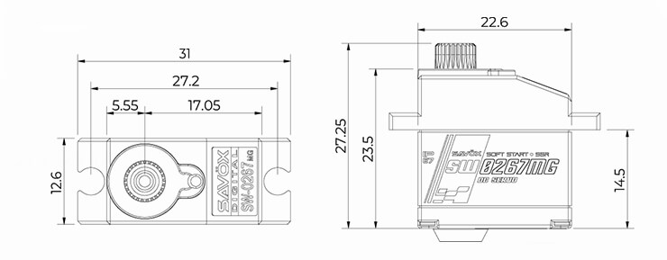 SAV-SW0267MG Size