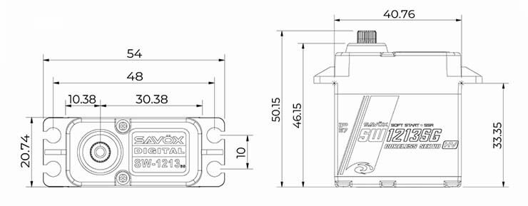 SAV-SW1213SG Size