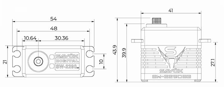 SAV-SW2290SG Size