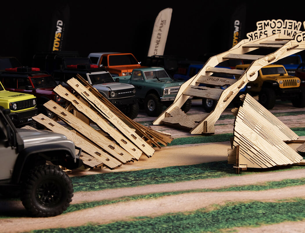 thumbnail image 2 of ToysWD TWD240005 Crawler Park Set-up System Table For 1/24 & 1/18 RC Crawlers 2 of 3