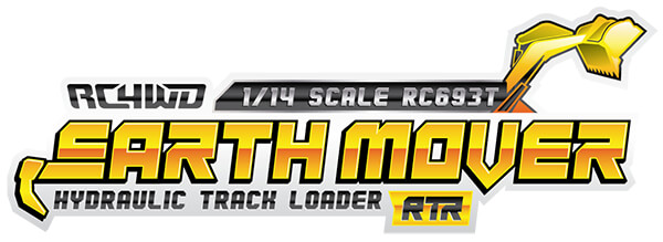 RC4WD 1/14 EARTH MOVER RC693T HYDRAULIC TRACK LOADER (RTR) LOGO